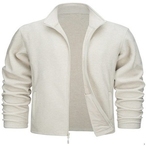 Veste polaire légère pour homme, coupe sport, col montant zippé, avec poches, imperméable et respirante, idéale pour l'hiver - Product Image 4