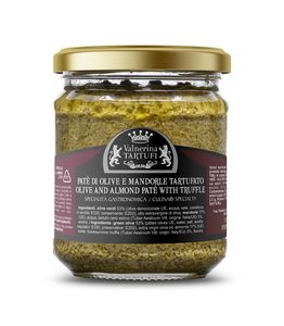 180g ô liu và hạnh nhân dán với Truffle aestivum vitt chất lượng thủ công Made in Italy thuần chay chay Halal - Product Image 1