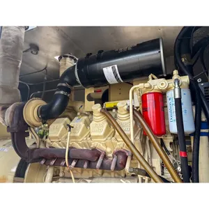 Groupe électrogène diesel industriel triphasé d'occasion 505 kW, sortie 277/480 V, insonorisé, pour alimentation de secours commerciale - Product Image 4
