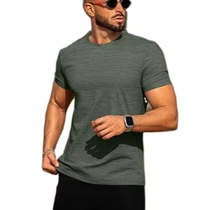 Camiseta de Hombre de Manga Corta, Cuello Redondo Clásico, Camiseta Informal de Verano, Camisetas Básicas - Product Image 6