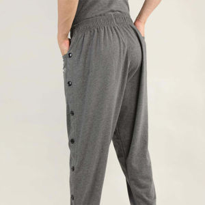 Pantalones de chándal Jogger transpirables informales para hombre con logotipo personalizado de alta calidad pantalones de chándal rectos en blanco de tela de cuero OEM al por mayor - Product Image 4