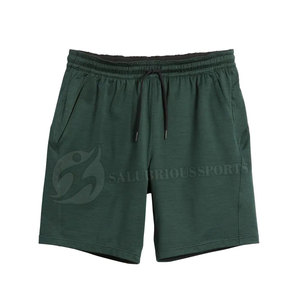 Shorts décontractés d'été pour homme, vert foncé, style urbain, uni, de haute qualité, écologiques, séchage rapide, respirants, vêtements tendance pour - Product Image 5
