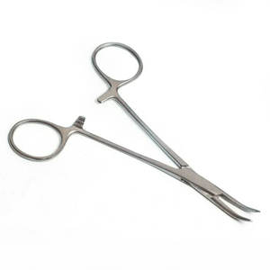 Pinza hemostática arterial Spencer Wells de 14 cm de alta calidad S.S. Surgimed para cirugía, fuente de alimentación manual, CE - Product Image 3