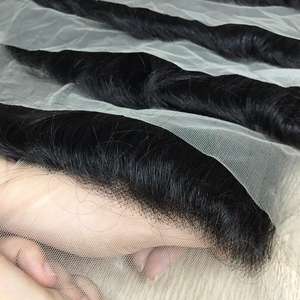 Bonestright-Extensión de cabello humano Remy virgen, cierre Frontal atado a mano, alta calidad, precio al por mayor - Product Image 5