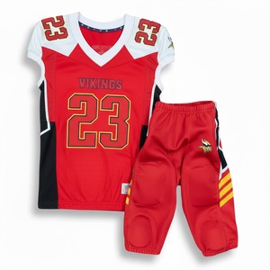 Uniforme de Fútbol Americano Ecológico Fácil de Usar, de Alta Calidad, Color y Talla Personalizables, Talla Grande, Transpirable y de Secado Rápido - Product Image 4