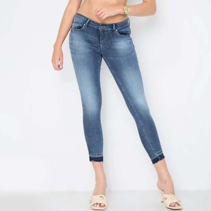 Super Deal Verkopen Vrouwen Stretch Capri Jeans Meisjes Potlood Jeans Vrouwen Skinny Jeans