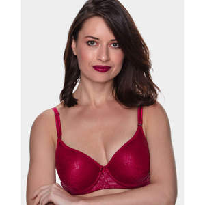 210 Underwired Padded <b>Bralette</b> Women Thin Wire-Free Support Adjustable Front Closure Hooks Breathable Lace Bra Feature Bow - Product Image 5