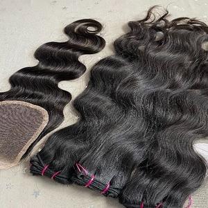 Extensions de cheveux humains indiens vierges bouclés à vague profonde, emballage d'extensions de cheveux indiens crus bouclés - Product Image 1