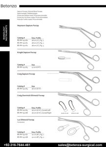 เครื่องมือผ่าตัดทางการแพทย์แบบกำหนดเอง คีมจับของ Craig Domnick ผลิตจากเหล็กกล้าไร้สนิมเยอรมัน สำหรับการผ่าตัดหู คอ จมูก ด้ามจับเคลือบทอง - Product Image 6