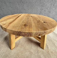 Table basse en bois massif bûche japonaise Table à thé en bois naturel Table à vent en forme spéciale Petite table de salon de ménage