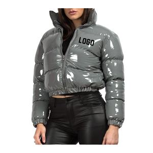 Haute qualité 2025 femmes pas cher prix hommes haute qualité doudounes bouffantes 100% polyester léger manteau en duvet pour femmes - Product Image 1