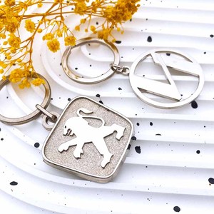 Metal Charm Keychains Pendant Keyring Alloy <b>Key</b> Chain Creative Car <b>Key</b> <b>Ring</b> Gifts Souvenir - Product Image 2