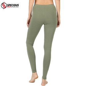 Leggings de yoga pour femmes sur mesure en gros, longueur cheville, spandex/polyester, extensible dans les quatre sens, taille haute, respirant, couleur unie - Product Image 6
