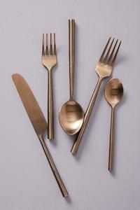 ชุดช้อนส้อมมีดสเตนเลส4ชิ้นมีดีไซน์304 2024ใหม่ล่าสุด - Product Image 6