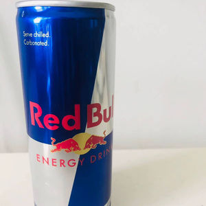 เรดบูลส์ 250 มล. เครื่องดื่มชูกำลังจากออสเตรีย น้ำอัดลมผสมน้ำตาล คาเฟอีน บรรจุภัณฑ์แบบขายส่ง สินค้าใหม่ - Product Image 3