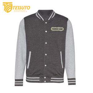 Chaqueta universitaria de estilo universitario de talla grande Vintage de fabricante al por mayor para hombre, ropa de calle informal, abrigo de invierno con letras - Product Image 5