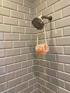 Vaporizador de Ducha Rock con Sal Rosa del Himalaya, Mineral Orgánico, Desintoxicante, Relajante, Aromaterapia, Esencial para Baño y Spa - Product Image 4