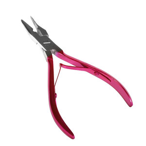 Pince à extensions capillaires pour micro-anneaux, perles et anneaux – Outil de pose avec boucle de traction pour perles en silicone et micro-anneaux - Product Image 2