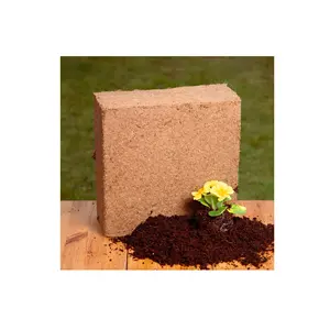 Direct Factory Supply for Coco Husk Natural Brown Coir Peats for Gardening Purposes from Indian Exporter