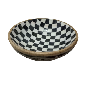 Cuenco de madera más vendido con ensaladeras decorativas impresas con esmalte personalizado a precio barato - Product Image 4