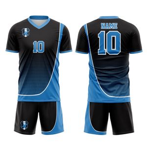 Nueva temporada, camisetas de equipo de fútbol azul, ropa deportiva de tela de secado rápido negro y amarillo, camiseta de fútbol, camiseta de fútbol - Product Image 2