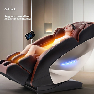 <span class=keywords><strong>Fauteuil</strong></span> de massage pliable de luxe C131 4D Zéro Gravité en cuir PU avec écran tactile LCD AI, portable, d'<span class=keywords><strong>occasion</strong></span>, King Air - Product Image 4