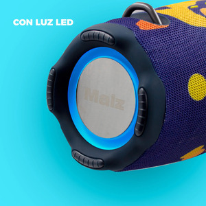 Haut-parleur Bluetooth, radio FM, rechargeable par USB, lumière LED - Couleurs assorties - Product Image 5
