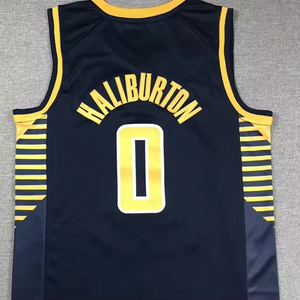 Nouveaux styles 2026 – Maillot de basketball brodé et cousu de haute qualité pour homme, Indiana Pacers Tyrese Haliburton – Ventes flash - Product Image 1