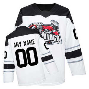 Por encargo del equipo de hockey uniforme desgaste profesional sublimación juvenil Collage Hockey sobre hielo Jersey - Product Image 1