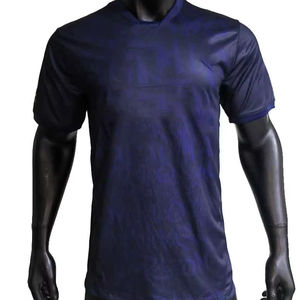 Maillot de football bleu XXL en gros, qualité thaïlandaise, maillot de joueur pour hommes, vêtements de football pour hommes - Product Image 1