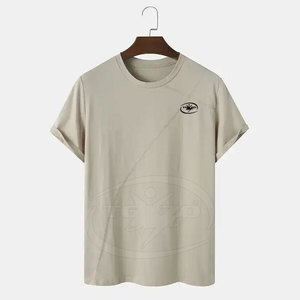 เสื้อยืดผู้ชายออกแบบตามสั่ง ผ้าโพลีเอสเตอร์/คอตตอน ระบายอากาศได้ดี คุณภาพสูง บริการ OEM สำหรับขาย - Product Image 1