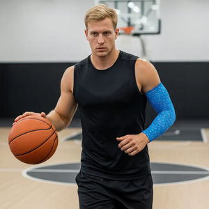 Mangas de Ciclismo de Compresión con Diseño Personalizado, Impresión Digital, Secado Rápido, Ecológicas, Transpirables, Tallas Grandes, 100% Poliéster para Hombre - Product Image 4