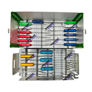 Juego de Instrumentos de Artroscopia de Hombro Arthrex en Caja de Aluminio y Acero Inoxidable, Kit Quirúrgico Completo Wenquar - Product Image 1