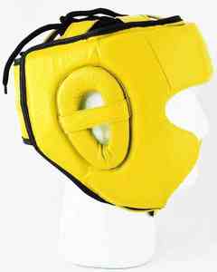 Kick Boxing Head Guard Visage Ouvert Sparring Unisexe PU Matériel Haute Qualité OEM Service - Product Image 5