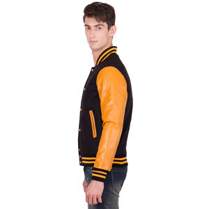 Veste universitaire personnalisée de style de rue pour hommes, belle qualité avec votre propre logo imprimé en différentes couleurs, soldes d'hiver - Product Image 4