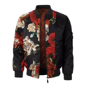 Nouvelle veste bomber tendance pour homme, impression par sublimation, satin de soie polyester respirant, avec deux poches - Product Image 5