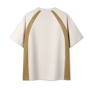 Camiseta raglán de algodón 100% Unisex para hombre, camiseta personalizada de gran tamaño con estampado de hojaldre de alta calidad, ropa de calle pesada para hombre - Product Image 6