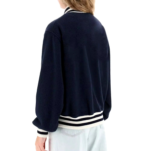 Veste de baseball pour femmes de qualité supérieure matelassée Varsity à manches longues Meilleur vendeur Veste Letterman en laine et polyester - Product Image 4