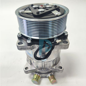 JCB คอมเพรสเซอร์ AC สำหรับรถขุดคอมเพรสเซอร์เครื่องปรับอากาศ10PK 5H14-6656 12V - Product Image 2