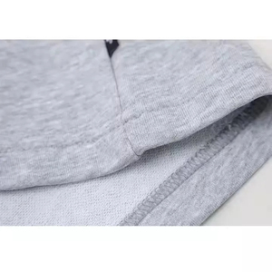 Shorts unisexes en coton French Terry tendance 2026, style décontracté, logo brodé appliqué, travail personnalisé à 100% - Product Image 5