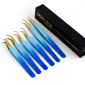 แหนบปลายแหลมแบบแยกปลายตรงปลายเรียวยาว45องศาแหนบโค้งแบบคลาสสิกหลากสีตามสั่ง - Product Image 2