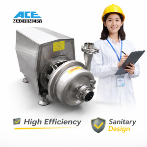 Bomba Centrífuga Eléctrica de Grado Alimenticio de 3Kw SS304 SS316L para Transferencia de Líquidos con Impulsor Abierto - Product Image 6