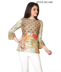 เสื้อท่อนบนสแปนเด็กซ์สำหรับผู้หญิงใส่ในฤดูร้อนลายดอกไม้สวยใส่สบายสำหรับชุดชายหาดและการเดินทางวันหยุดสุดสัปดาห์ย้อมสีล้วน - Product Image 2