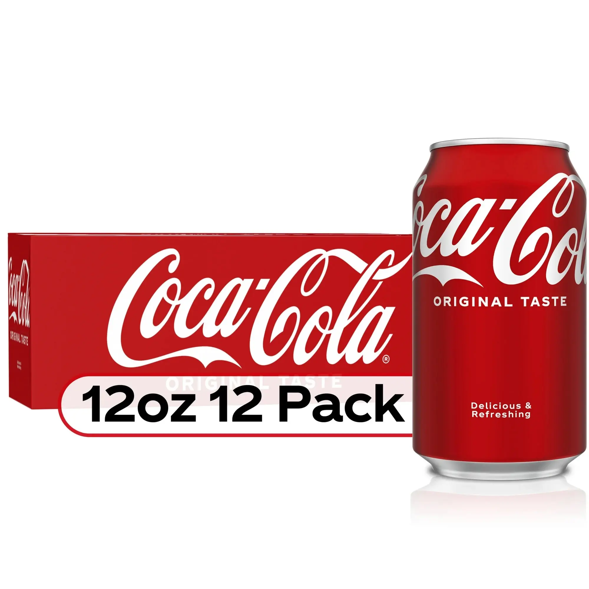 Coca-Cola Soda Pop, 12 floz, 12 Pack Latas