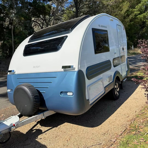 El mejor remolque Camper RV Autocaravanas Caravana todoterreno Camping familiar Mini remolque Pequeña lágrima Camper caravana Road Camper Trailer - Product Image 1