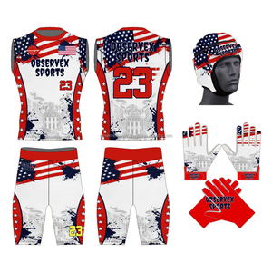 7v7 Flag Football Uniforms Compression Wear Breathable Quick Dry Anti-Bacterial Fully Polyester Sublimated <b>Printed</b> - Product Image 5