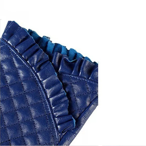 ถุงมือแต่งขับรถหนังแกะจากปากีสถานปรับแต่งโลโก้ได้ตามต้องการ - Product Image 4