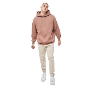 Sudadera con Capucha de Algodón Grueso para Hombre, Diseño Personalizado de Lujo, Logotipo Bordado, Tejido Francés Grueso, Tinte Liso para Invierno - Product Image 1