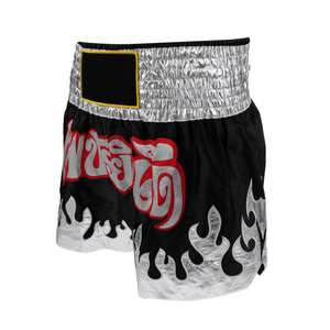 2025 directo de fábrica al por mayor de alta calidad MMA Kick Boxing Muay Thai Shorts Oem personalizable Plain Stretchy Fight Gear - Product Image 5
