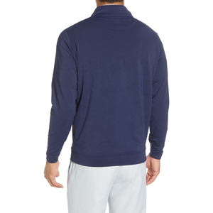 Venta al por mayor Camisa de manga regular de invierno para hombre Casual Ropa de calle térmica Cuello Color sólido Cuarto de cremallera Camisas Sudaderas - Product Image 2